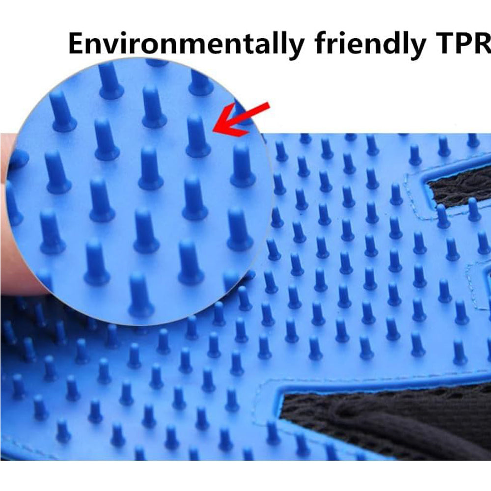Furluxe™ 1 Pair Pet Grooming Cat Dog Rabbits Horse Gloves Pet Brush Glove Premium De-Shedding Glove